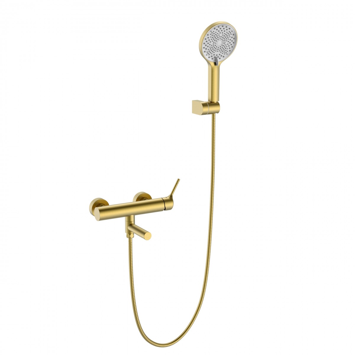 Встраиваемый смеситель для ванны Vincea Feerie VTFW-5FE2BG (золото брашированное)