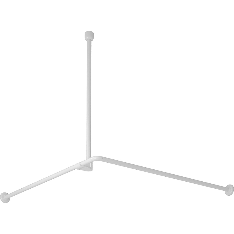 Карниз для ванной WasserKRAFT Kammel SC-839090 90x90 см (белый)