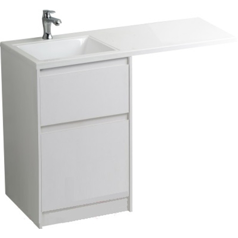 Тумба под раковину BelBagno KRAFT-LVD-580/1200-2C-PIA-BO 58 см (белый матовый) под стиральную машину
