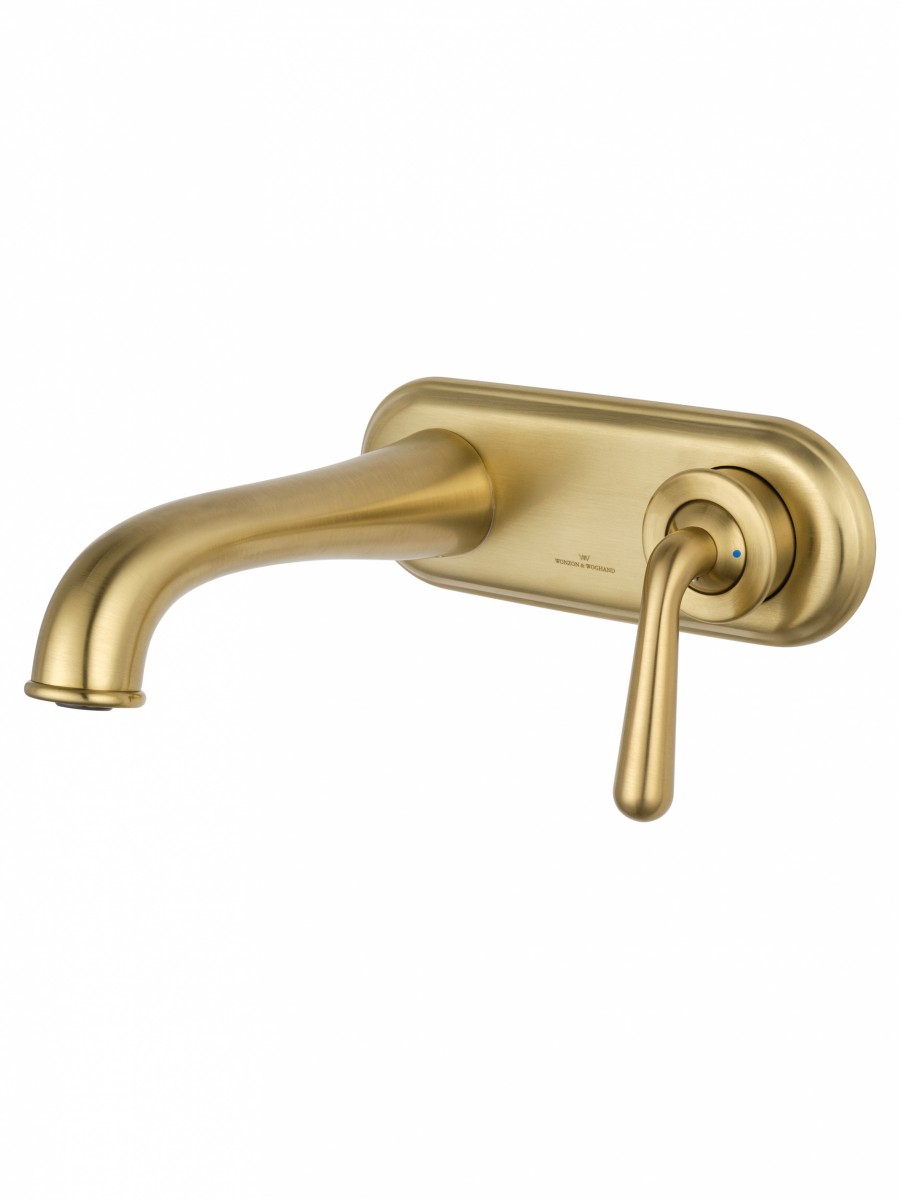 Встраиваемый смеситель для раковины Wonzon & Woghand STEAM WW-88869008-BG (брашированное золото)