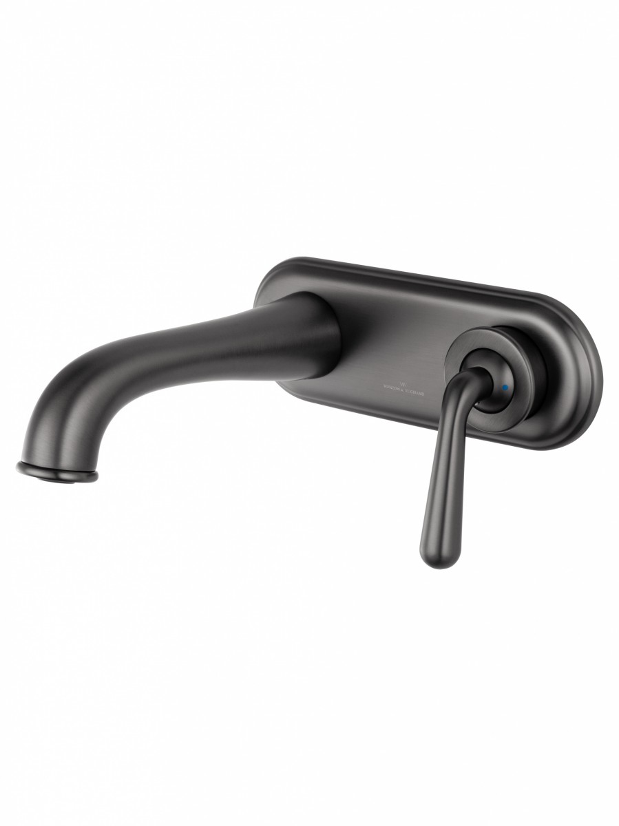 Встраиваемый смеситель для раковины Wonzon & Woghand STEAM WW-88869008-BGM (тёмный графит)
