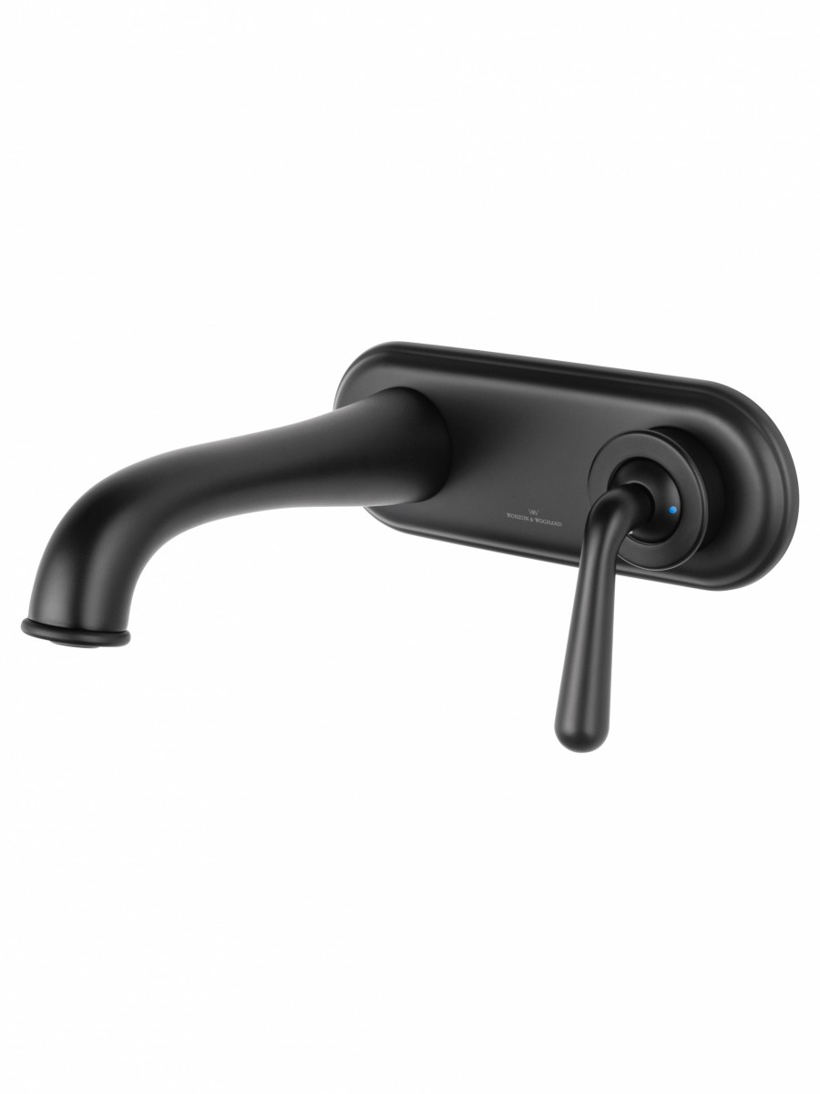 Встраиваемый смеситель для раковины Wonzon & Woghand STEAM WW-88869008-MB (чёрный матовый)