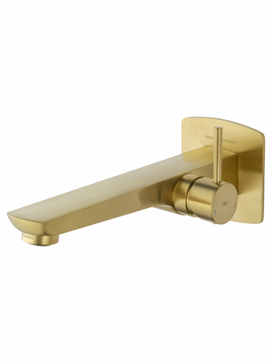 Встраиваемый смеситель для раковины Wonzon & Woghand WW-88869031-1-BG (брашированное золото)
