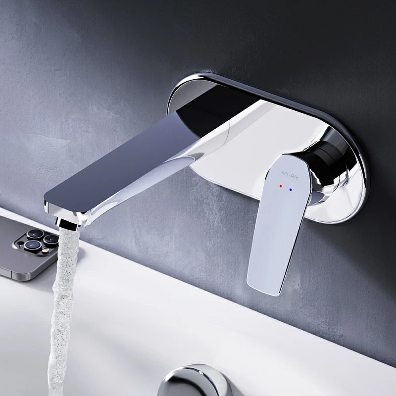 Встраиваемый смеситель для раковины АМ.РМ Gem F90A72200 (хром)