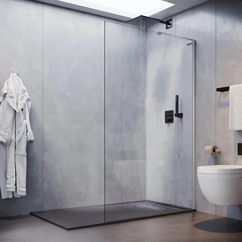 Душевая перегородка Veconi Korato KR77-70-01-C8 700*2000 мм (хром/прозрачное)