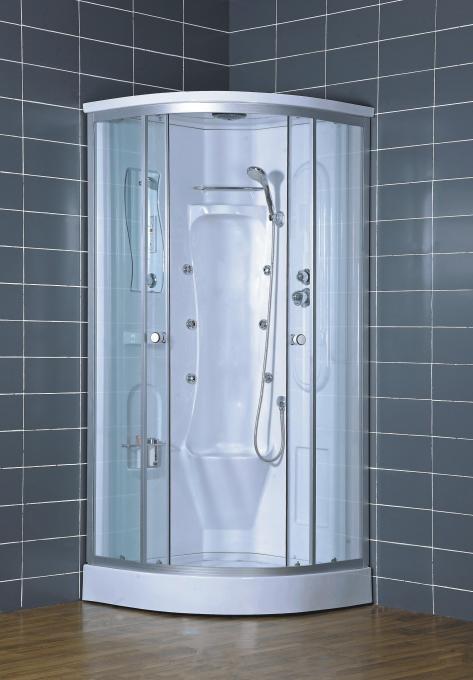 Душевая кабина Loranto CS-005 90*90 900*900 мм (хром матовый/матовое)