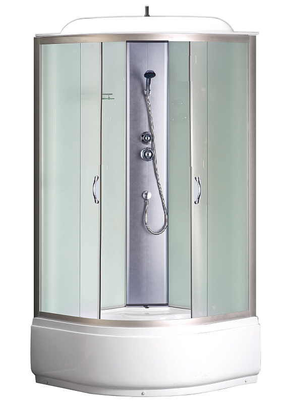 Душевая кабина Loranto CS-6690 F, 90*90*215 900*900 мм (хром/матовое)
