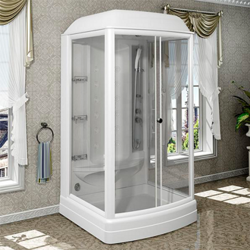 Душевая кабина Radomir Диана 3 1-05-1-0-0-0620 1400*1080 мм (белый/прозрачное)