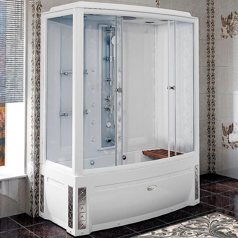 Душевая кабина Radomir Элис 1-04-1-2-0-0940 1680*850 мм (белый/прозрачное) R