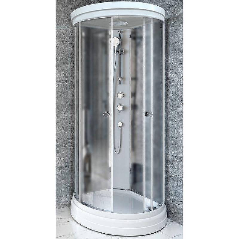 Душевая кабина Radomir Стронг 1-05-1-0-0-1811 1000*1000 мм (белый/матовое)