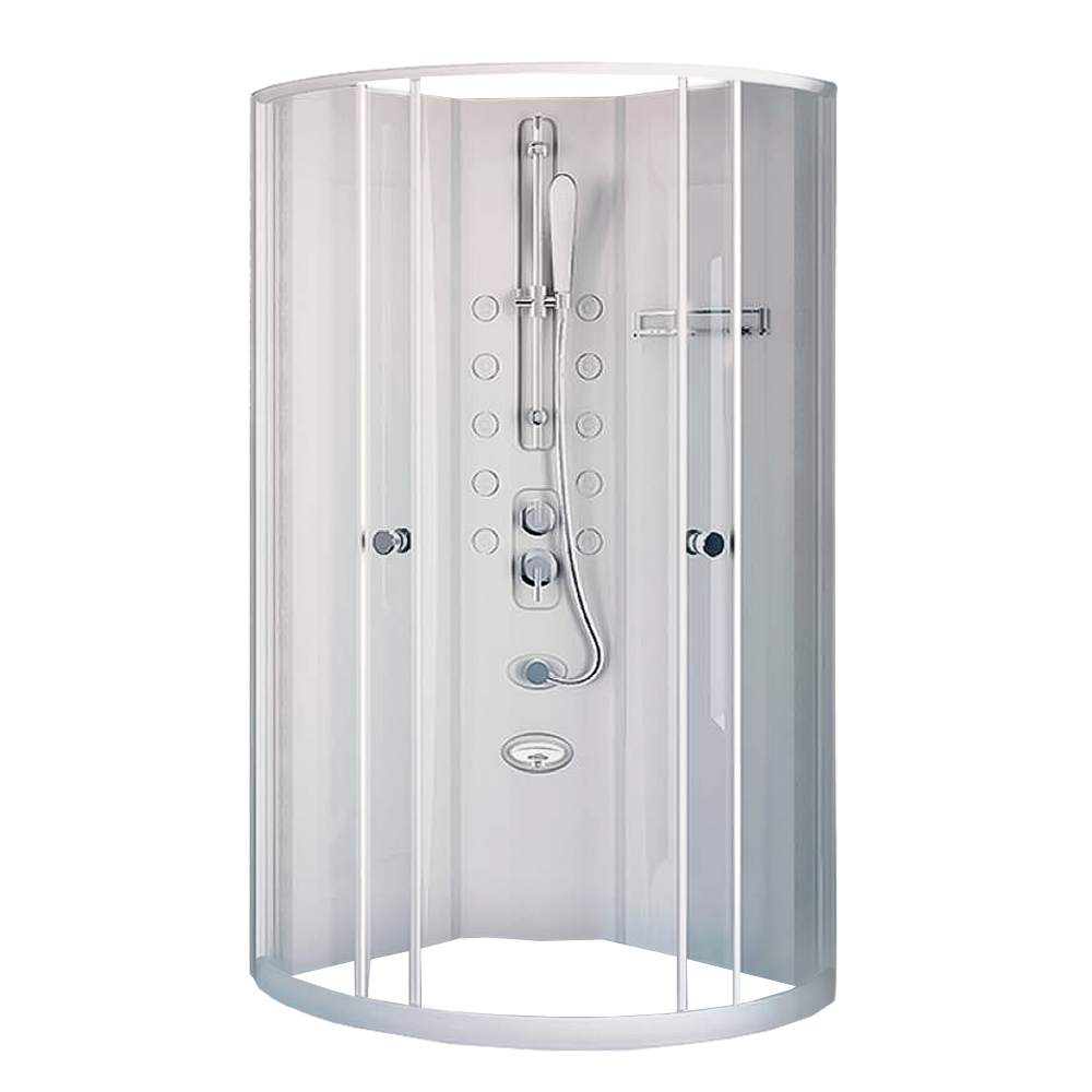Душевая кабина Radomir Паола 1-00-1-0-0-0570 930*930 мм (белый/прозрачное)