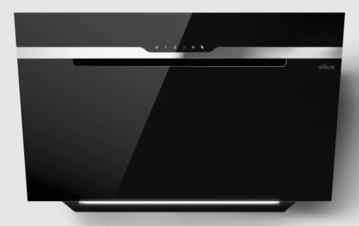 Вытяжка наклонная ELICA MAJESTIC @ BL/A/90 81-90 см (чёрный)