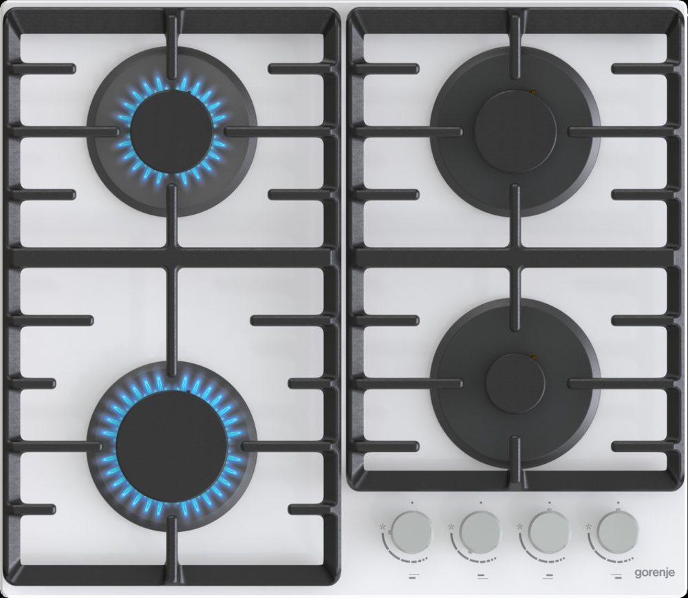Газовая варочная панель Gorenje GT642AXW 60 см (белый)