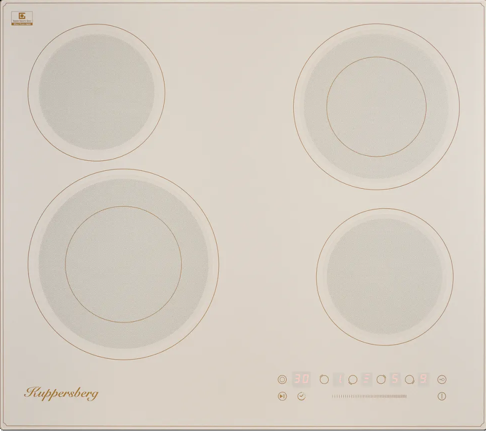 Поверхность варочная стеклокерамическая Kuppersberg ECS 622 C 60 см (бежевый)