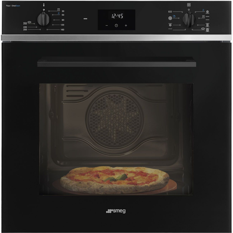 Встраиваемый духовой шкаф SMEG SF6400S1PZB (черный)