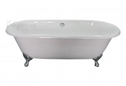Ванна чугунная Elegansa Gretta Chrome 167,6*76,5 см