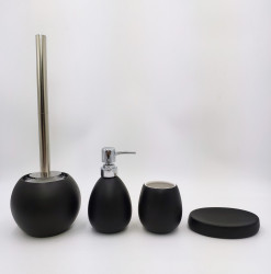 Керамический набор для ванной  Gid   BL-spray 50 (черный)