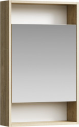 Зеркальный шкаф Aqwella City SIT0405DB 500*800 мм (дуб балтийский)