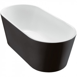 Ванна акриловая BelBagno BB71-1800-NERO-W0 180*80 см (черный/белый)