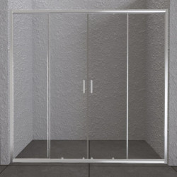 Душевая дверь BelBagno UNIQUE-BF-2-170/200-C-Cr 170-200 см, прозрачная, хром