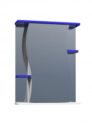 Зеркальный шкаф Vigo Alessandro 55 см (синий)