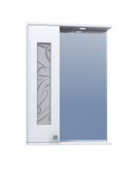 Зеркальный шкаф Vigo Provans 55 см L (белый) (LED)