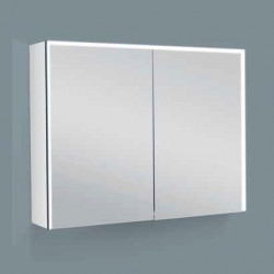 Зеркальный шкаф Cezares 84254 120*70 мм (LED) белый