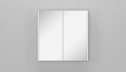 Зеркальный шкаф Velvex Vizo Klaufs 80 см (белый)