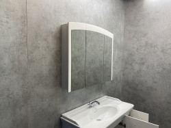 Зеркальный шкаф Comforty Палини 00004147994 100 см (белый)