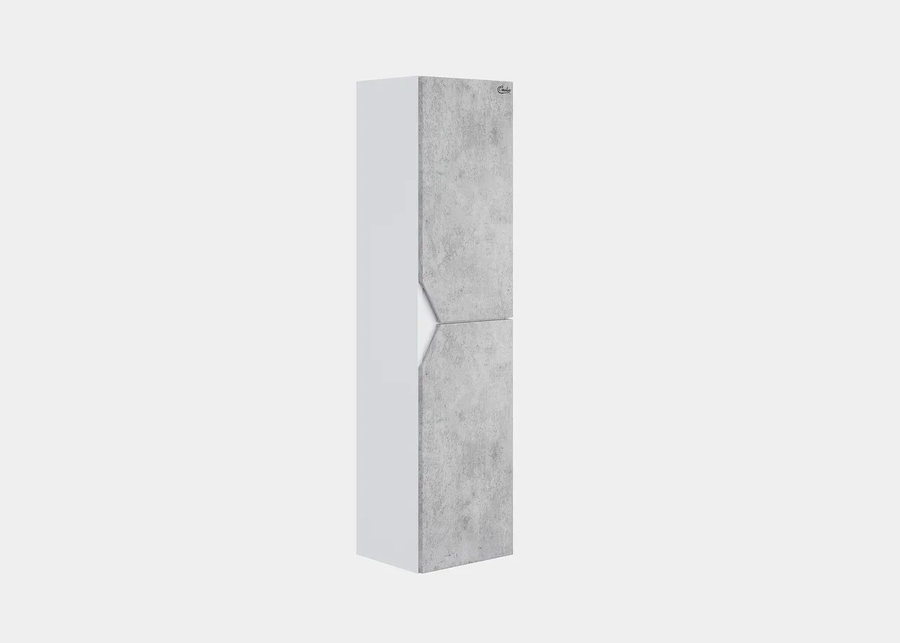 Пенал Onika Фридом 403069 30 см (белый/бетон) подвесной