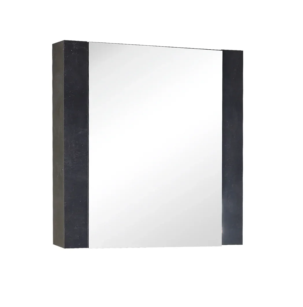 Зеркальный шкаф Onika Стоун 688*720 мм (тёмный бетон)