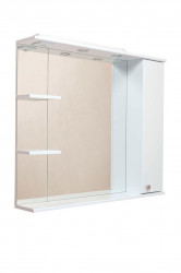 Зеркальный шкаф Onika Эльбрус 904*850 мм (LED) белый R