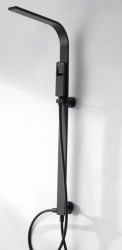 Душевая стойка без смесителя Bravat Arc D224K-ENG черная