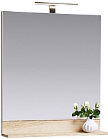 Зеркало Aqwella Foster FOS0206DS 600*800 мм (дуб сонома) (LED)
