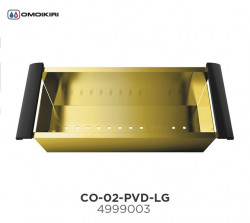 Коландер Omoikiri CO-02-PVD-LG 4999003 420*190 мм (золото)