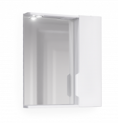 Зеркало-шкаф Jorno Moduo Slim 60 Mod.03.60/W 600*700 мм (LED)