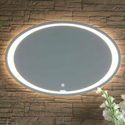 Зеркало Aqwella Clarberg Ellipse ELI0210 1000*650 мм (LED)