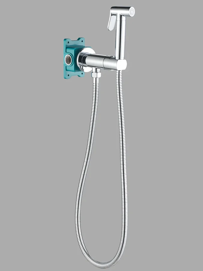 Гигиенический душ со смесителем ALMAes Agata AL-877-01 (хром)