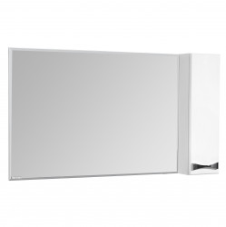 Зеркальный шкаф Акватон Диор R 120 см (белый)