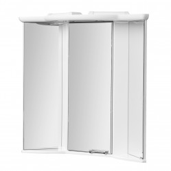 Зеркальный шкаф Aquaton Альтаир 62 см (белый)