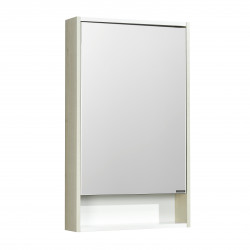 Зеркальный шкаф Aquaton Рико 50 см (белый/ясень фабрик)