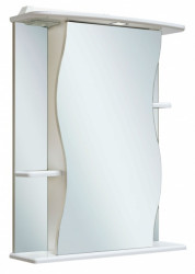 Зеркальный шкаф Runo Лилия R 00000000029 60 см (белый)