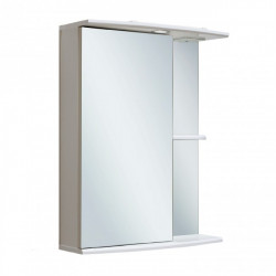 Зеркальный шкаф Runo Николь L 00000000037 55 см (белый)