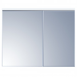 Зеркальный шкаф Aquaton Брук 100 см (белый)