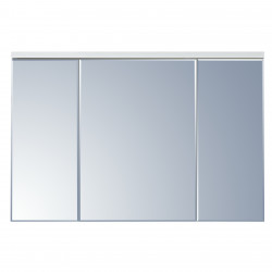 Зеркальный шкаф Aquaton Брук 120 см (белый)