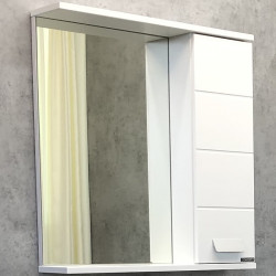 Зеркало-шкаф Comforty Модена 00-00001639 60 см (белый матовый)