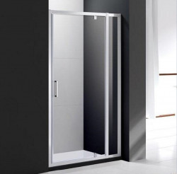 Душевая дверь Cezares Molveno-BA-11-90+20-C-Cr-IV, 110 x 190 см, стекло прозрачное, хром