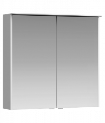 Зеркальный шкаф Aqwella Neringa NER0408 800*800 мм (LED) (белый)