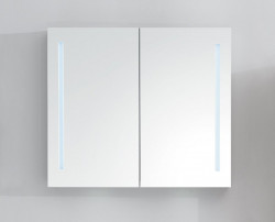 Зеркальный шкаф BelBagno SPC-2A-DL-BL-800 800*700 мм (LED) белый