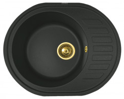 Мойка кухонная Zorg GR 620 BLACK BRONZE 620*500 мм (черный/бронза)